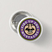 Vuur de Mustache Button op! (Voorkant /achterkant)