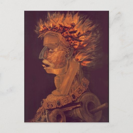 Vuur door Giuseppe Arcimboldo Briefkaart (Voorkant)