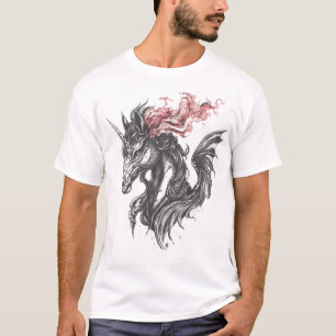 Vuur Draak Eenhoorn Hybride (1) T-shirt