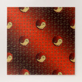 Vuur Draak Legpuzzel (Horizontaal)