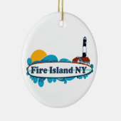 Vuur eiland. keramisch ornament (Rechts)