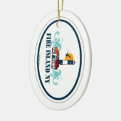 Vuur eiland. keramisch ornament (Links)