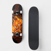 Vuur element persoonlijk skateboard (Voorkant)