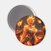 Vuur Elementaal Magneet (Voorkant / Achterkant)