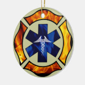 Vuur-EMS-versiering Keramisch Ornament (Links)