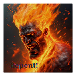 Vuur en Brimstone Perfect Poster