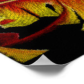 Vuur en geblazen - mozaïek poster (Hoek)