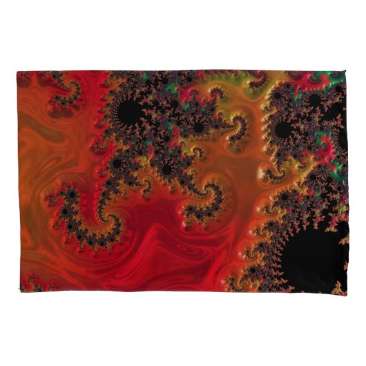 Vuur- en gordelroestenreeks kussensloop (Voorkant-Links)