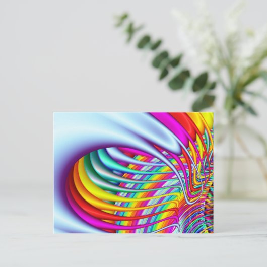 Vuur en ijs 2 briefkaart (Staand voorkant)