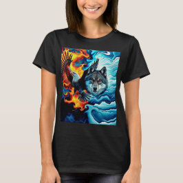Vuur en ijs - Adelaar & Wolf T-shirt