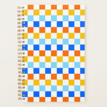 Vuur- en ijs dambordpatroon