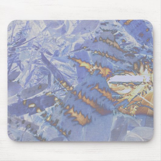 Vuur en ijs, digitaal abstract muismat (Voorkant)