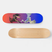 Vuur en Ijs Draak Beest Vliegt Persoonlijk Skateboard (Horizontaal)