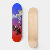 Vuur en Ijs Draak Beest Vliegt Persoonlijk Skateboard (Voorkant)