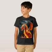 Vuur en ijs draak t-shirt (Voorkant volledig)