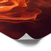 Vuur en ijs: een handbereik poster (Hoek)