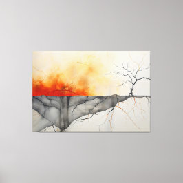 Vuur en IJs en bijna niets leuks 2 Canvas Afdruk