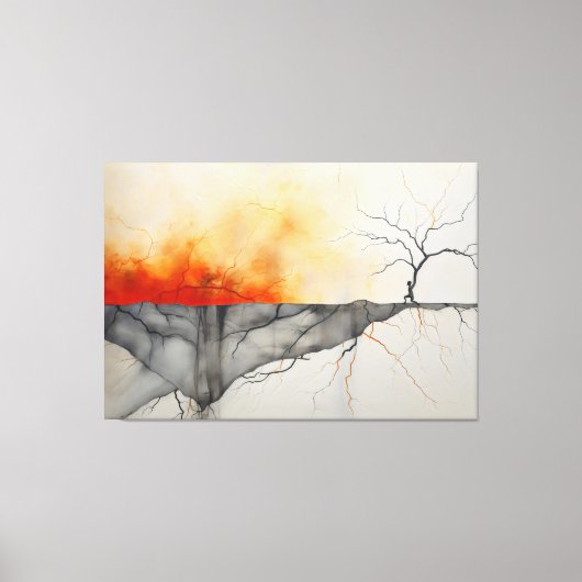 Vuur en IJs en bijna niets leuks 2 Canvas Afdruk (Voorkant)