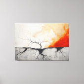 Vuur en IJs en Bijna niets leuks 3 Canvas Afdruk (Voorkant)