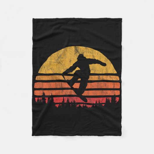 Vuur en ijs Halloween bijpassende paar last minute Fleece Deken (Voorkant)