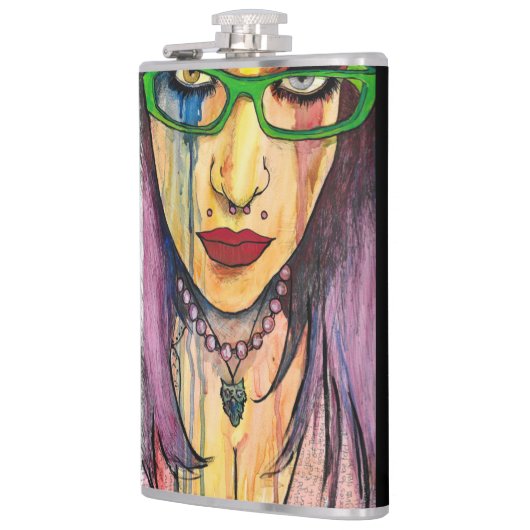 Vuur en ijs heupfles (Links)