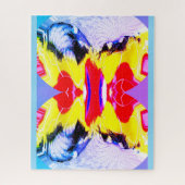 Vuur en ijs kunst legpuzzel (Verticaal)