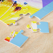 Vuur en ijs kunst legpuzzel (Zijkant)