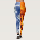 Vuur en ijs leggings (Achterkant)