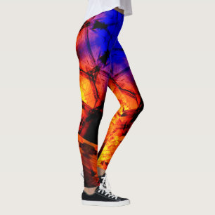 Vuur en ijs Mandala Leggings