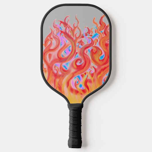 Vuur en ijs pickleball paddle (Achterkant)