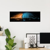 Vuur en ijs poster (Thuiskantoor)