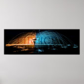 Vuur en ijs poster (Voorkant)