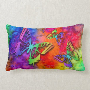 [Vuur en ijs] Regenboogboho Butterfly Stropdas-Dye Kussen