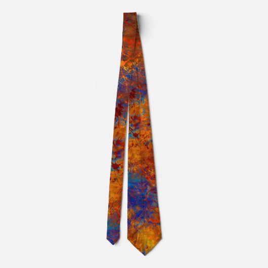 Vuur en ijs stropdas (Achterkant)