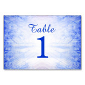 Vuur en IJs Trouwtafel Kaarten - Ice (Voorkant)