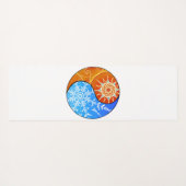 Vuur en ijs yogamat (Achterkant (horizontaal))