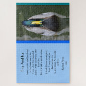 Vuur en ijskap in water legpuzzel (Verticaal)