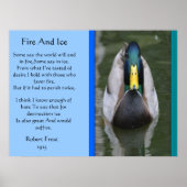 Vuur- en ijskarakter in Posters (Voorkant)