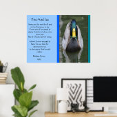 Vuur- en ijskarakter in Posters (Thuiskantoor)