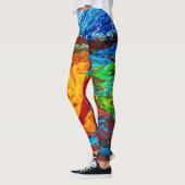 Vuur- en ijskinderelementen leggings (Links)