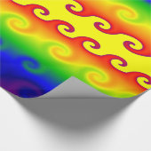 Vuur- en ijskoppapier cadeaupapier (Hoek)