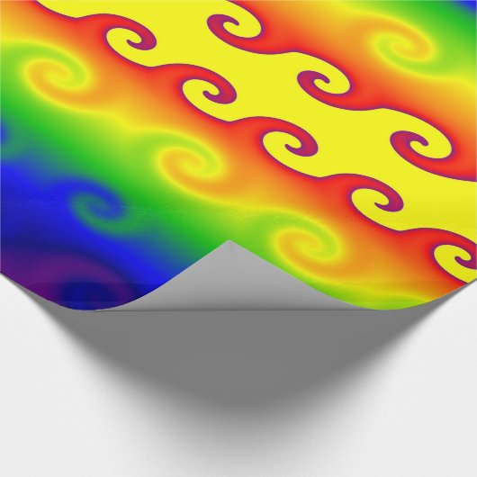 Vuur- en ijskoppapier cadeaupapier (Hoek)