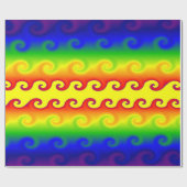 Vuur- en ijskoppapier cadeaupapier (Vlak)