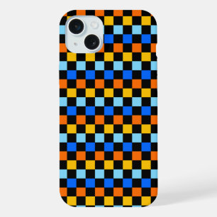 Vuur- en ijsruitpatroon iPhone 15 plus case