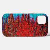 Vuur- en ijstextuur Hoesje-Mate iPhone case (Achterkant (horizontaal))