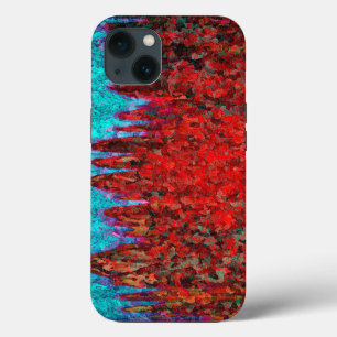 Vuur- en ijstextuur Hoesje-Mate iPhone case