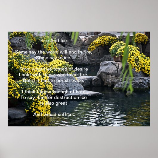 Vuur- en ijsventilatorPoster Poster (Voorkant)