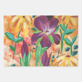 Vuur en iris inpakpapier vellen