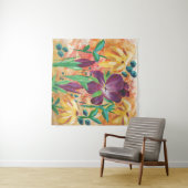 Vuur en iris tapijt wandkleed (In Situ (horizontaal))