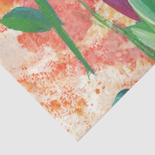 Vuur en iris weefsel papier (Detail)